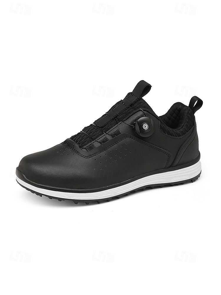 Men's Golf Shoes with Adjustable BOA Fit System – Premium Faux Leather, Stylish White Design for Golf & Outdoor Sports 2026 - $84.99 –P15