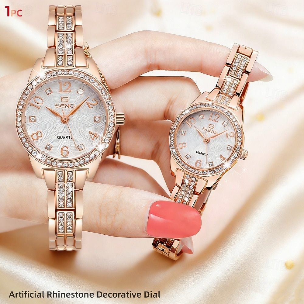 Mother's Day Gift Women Quartz Watch Rhinestone Casual Decoration Alloy Watch 2026 - $25.99 –P3