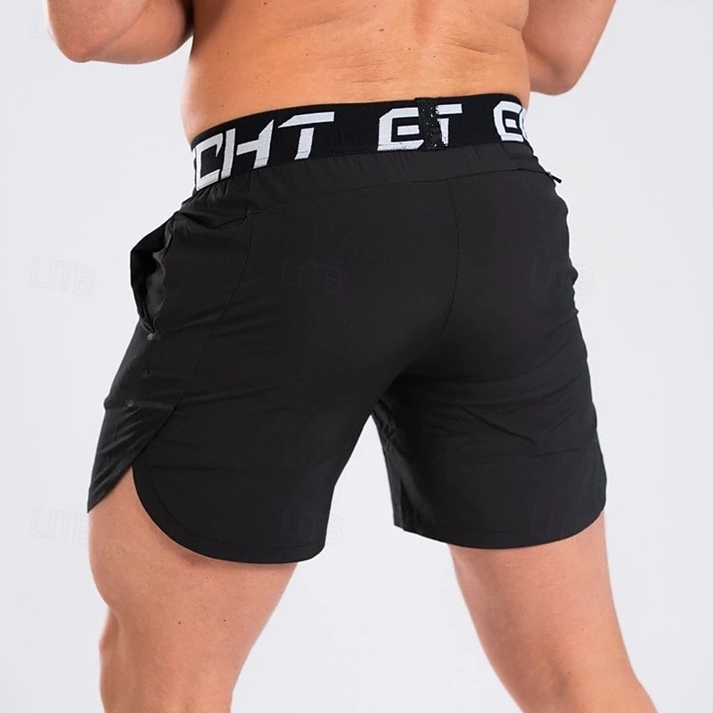 Муж. Шорты для бега Спортивные шорты Шорты для занятий в спортивном зале Карман Шорты Повседневные на открытом воздухе спорт Лето Весна Быстровысыхающий Легкость Влагоотводящие 2026 - $17.99 –P3