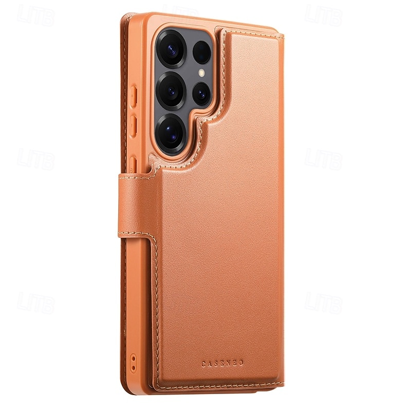 Phone Case For Samsung Galaxy S26 Ultra Plus S25 Ultra Plus S25 Edge S24 Plus Wallet Case with Stand Holder Full Body Protective Shockproof TPU PU Leather 2026 - $23.99 –P5