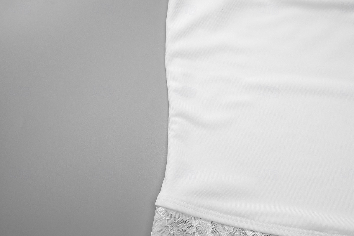 Dame Singleter Blondeskjøtetopp Helfarge Stilfull Varmt Fritid Ermeløs stropper Crop Tops Daglig Ut på byen Helg Svart Hvit Sommer Vår 2026 - $19.99 –P9