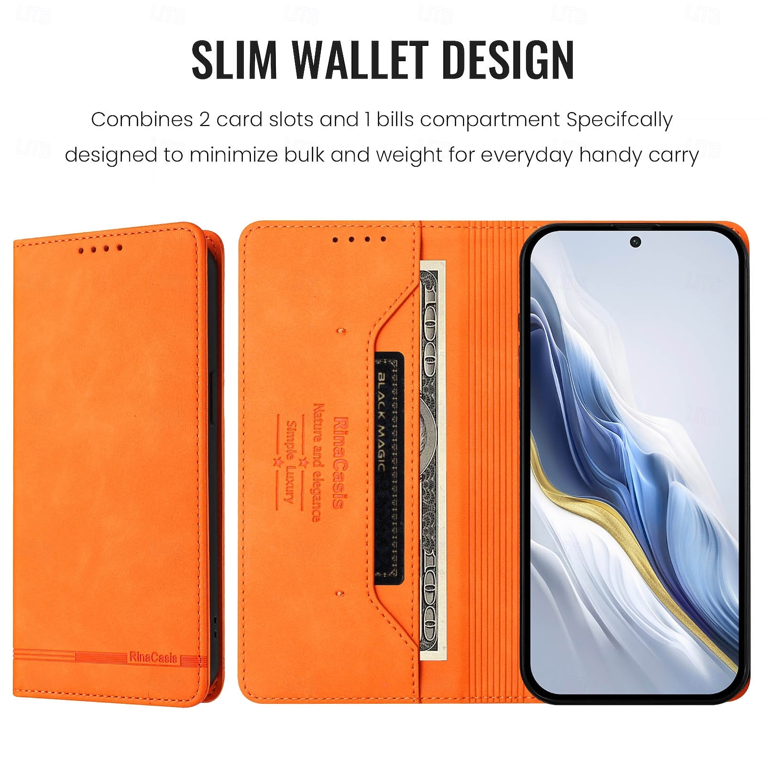 telefoon hoesje Voor Samsung Galaxy S26 S26 Ultra Plus Wallet Card Case met standaard Magnetisch Ondersteuning draadloos opladen Retro TPU PU-nahka 2026 - $15.99 –P15