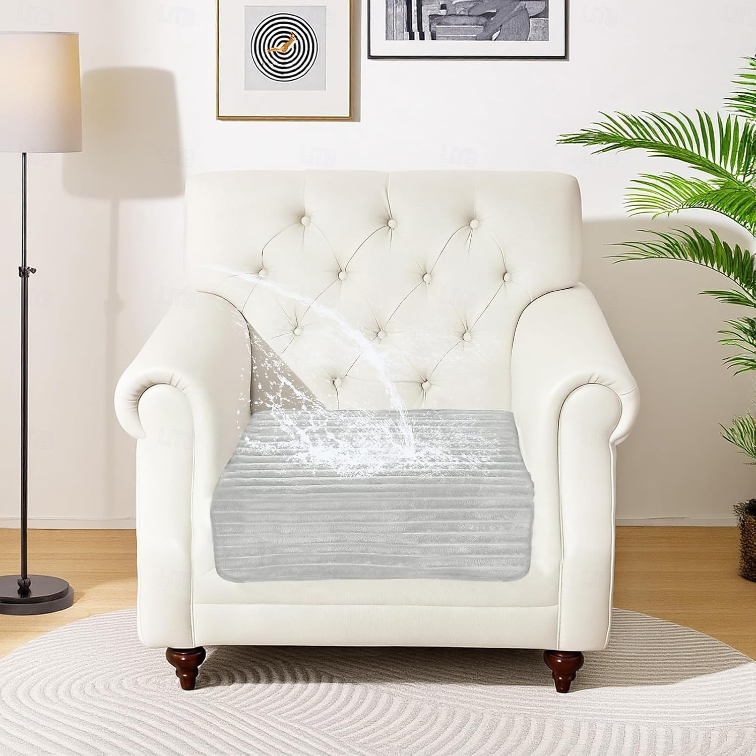 100% Waterproof Couch Cover, Couch Covers for Dogs Washable, Non Slip Sectional Couch Covers for 3 Cushion Sofa Pet Friendly, Sofa Covers Protector, Dog Bed Cover 2026 - $18.99 –P9
