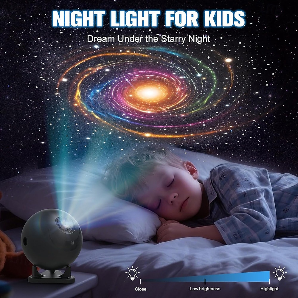 2026年 寝室用プラネタリウムプロジェクター、画像ディスク12枚、銀河プロジェクター星空ナイトライト、天井ムード照明、LED宇宙銀河ランプ、子供部屋・大人部屋の装飾  コレクション – $41.99 –P4