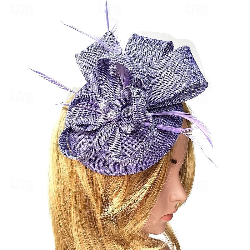 Fascinators Fabric Wedding Birthday Elegant Vintage Cute With Feather Headpiece Headwear 2026 - $17.49 –P3