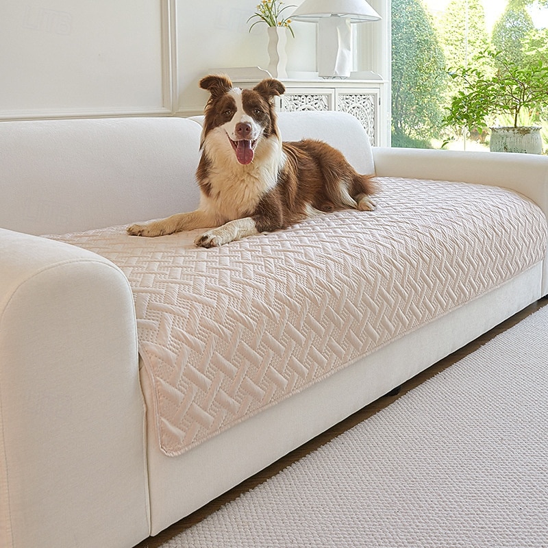 Alfombrilla ultrasónica impermeable para mascotas, protector de cojín de sofá, apto para mascotas, antideslizante, resistente a arañazos y orina, funda de sofá para perros y gatos 2026 - $23.99 –P6
