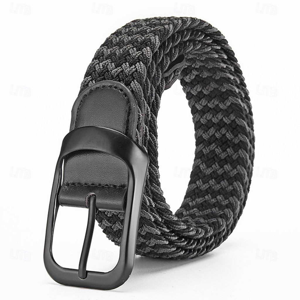 Pánské Pás tkaný slitina zinku Plátno Šik ven Moderní Na běžné nošení Pro volný čas Pevná barva Černá 1 # Černá Denní Domů Venkovní Streetwear Do pasu 2026 - $4.49 –P4