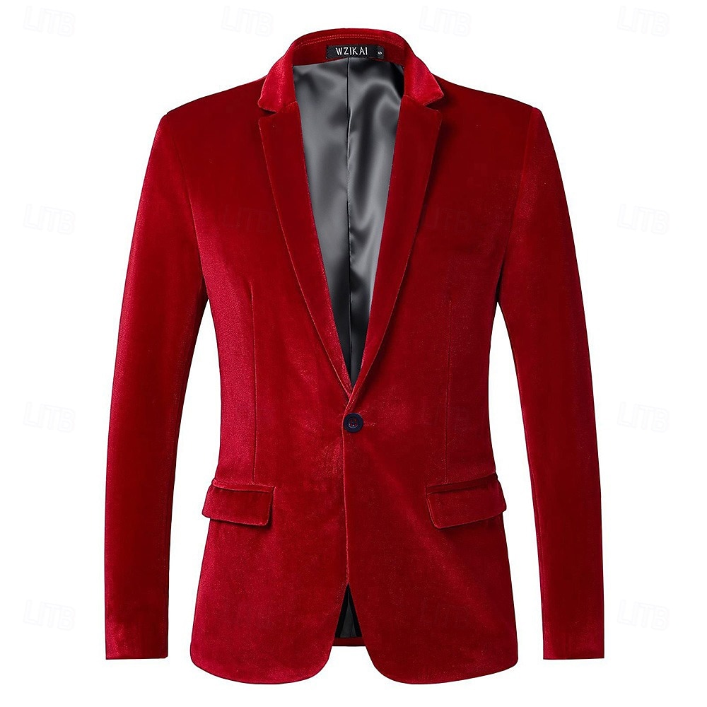 Den store Gatsby Kostymer och kavajer Blazer Herr Retro / vintage 1920-talet Sammet Vacker klänning Vuxen Nyår Maskerad Fest / afton Kappa 2026 - $52.99 –P1