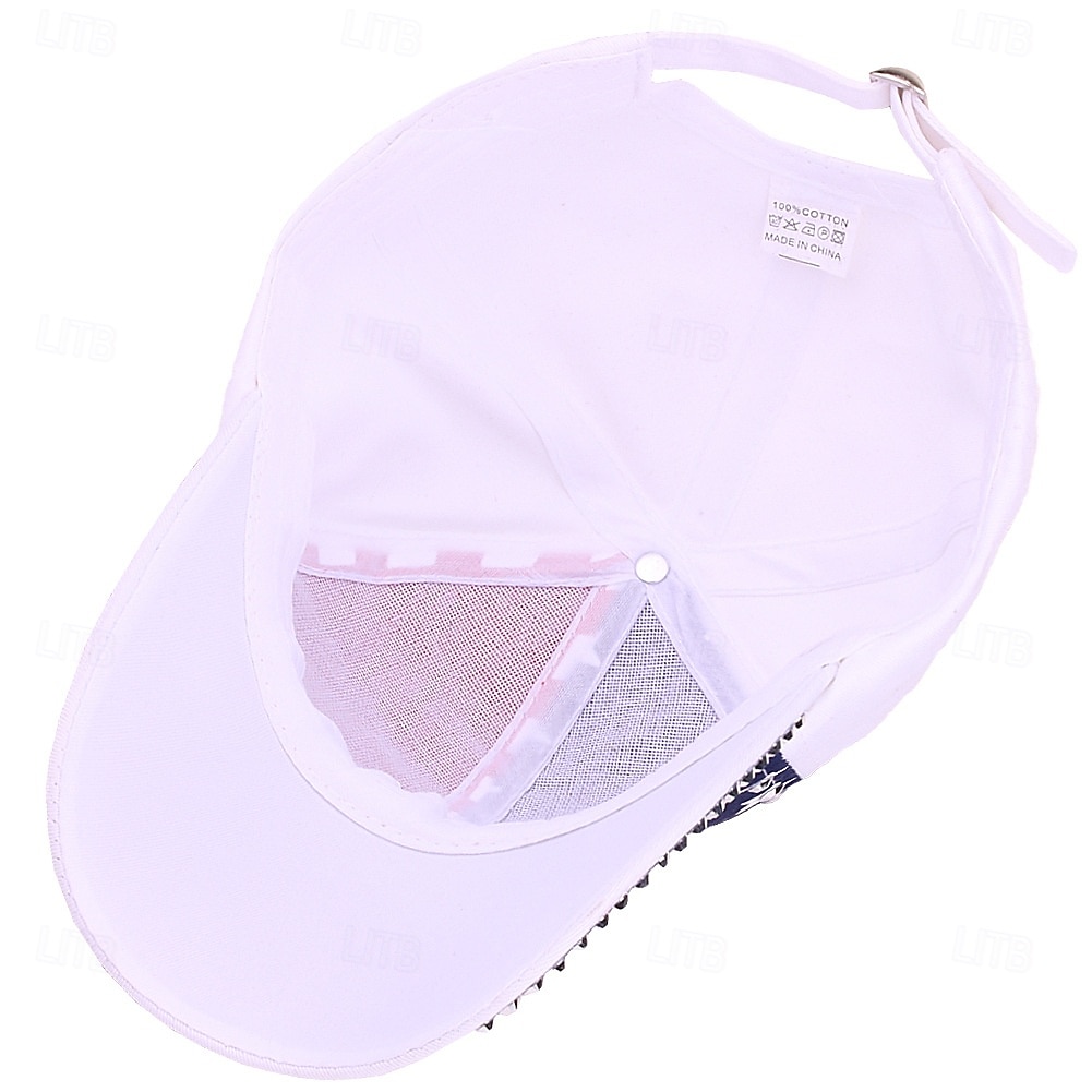 Cappellino da baseball patriottico con bandiera americana e strass a forma di stella, cappellino regolabile da uomo e donna, cappello da sole per esterni, 4 luglio, Giorno dell'Indipendenza, 250° del 2026 a $16.99 –P7