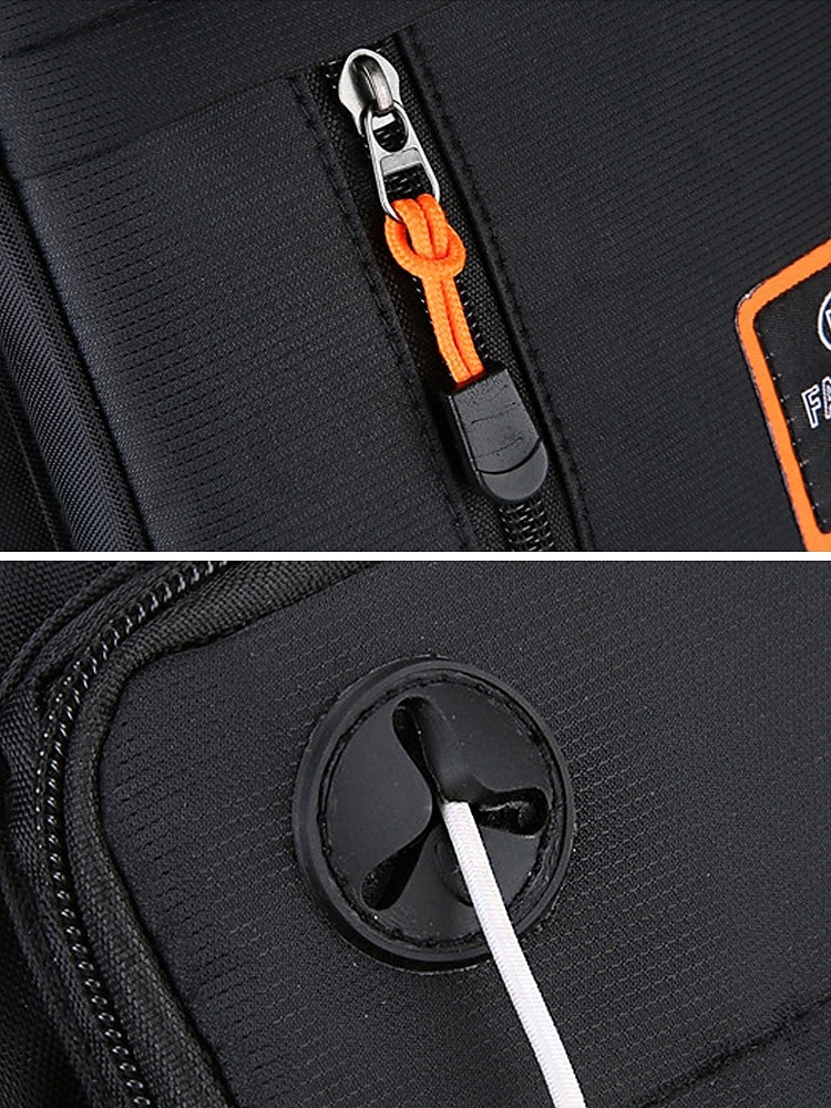 2026年 メンズオックスフォードクロスボディバッグ、マルチカラー、複数のコンパートメントを備えた大容量、調節可能なショルダーストラップ、カジュアルやアウトドア旅行の日常使いに最適  コレクション – $11.99 –P10