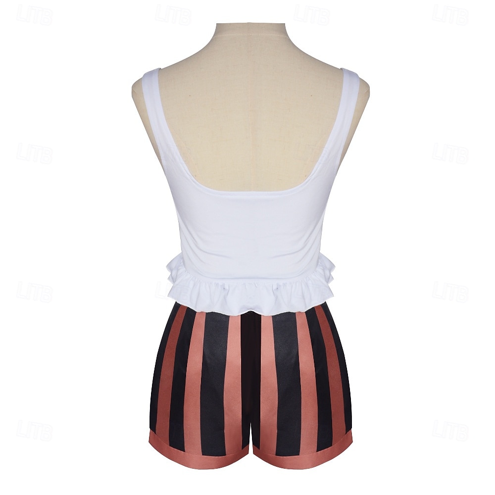 Ocean Adventurer Pirat Słomkowy Kapelusz Anime Garnitury cosplay Bal maskowy Anime Expo Top Pas Szorty Na Damskie Doroślu 2026 - $55.99 –P6