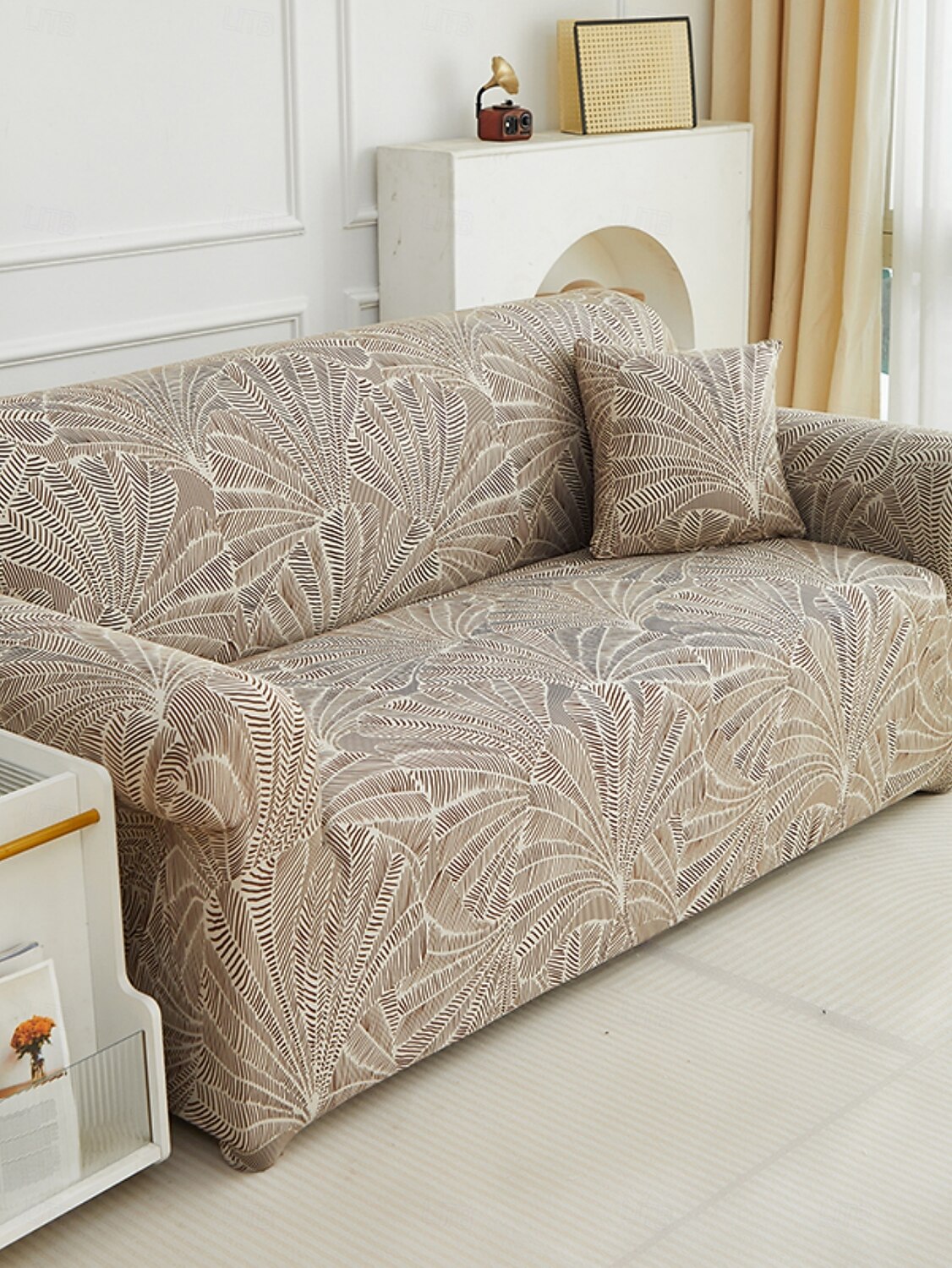 Capa de sofá com estampa geométrica, em microfibra elástica, protetora para móveis, ideal para sala de estar e decoração de casa. de 2026 por $36.99 –P3
