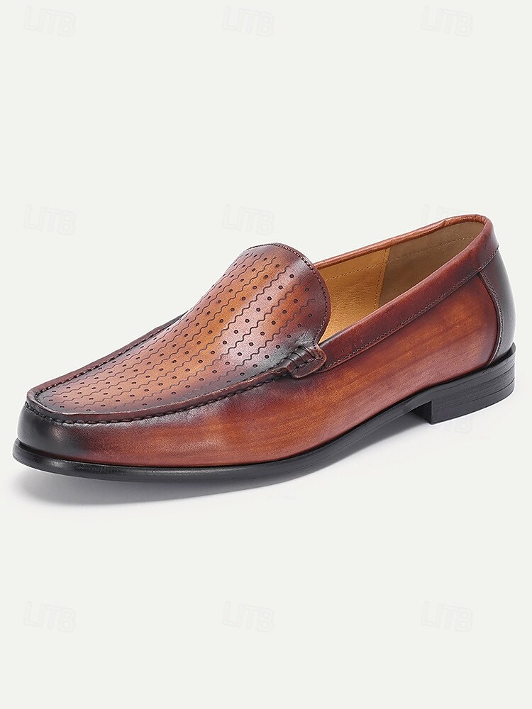 Chaussures habillées Oxford en cuir pour homme – élégantes et raffinées pour les mariages, les événements formels et les occasions spéciales, parfaites pour le marié et ses invités. de 2026 ? $89.99 –P6
