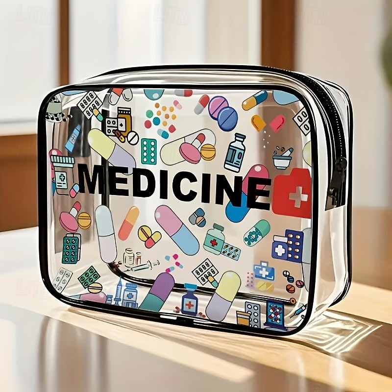 1/2 db-os nagy kapacitású kozmetikai tárolótáska cipzárral, hordozható sminkszervező nőknek és lányoknak, utazó piperecikkek kis pvc sminktasakkal 2026 - $12.49 –P1