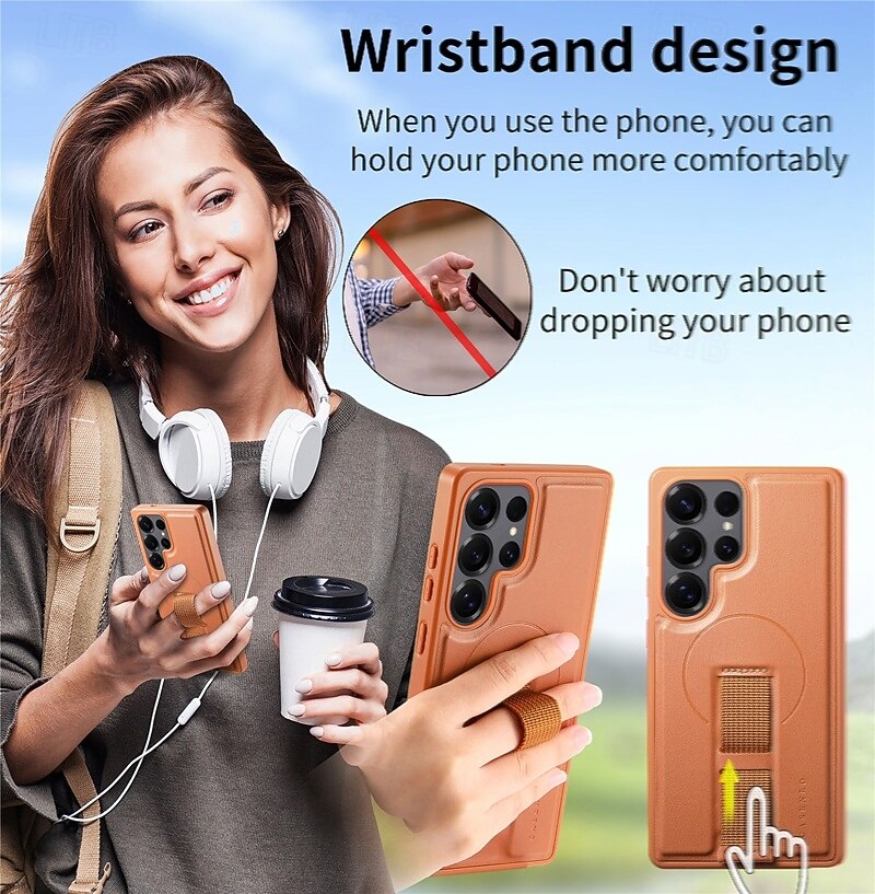 Phone Case For Samsung Galaxy S26 Ultra Plus S25 Ultra Plus S25 Edge S24 Plus Wallet Case with Stand Holder Full Body Protective Shockproof TPU PU Leather 2026 - $23.99 –P25