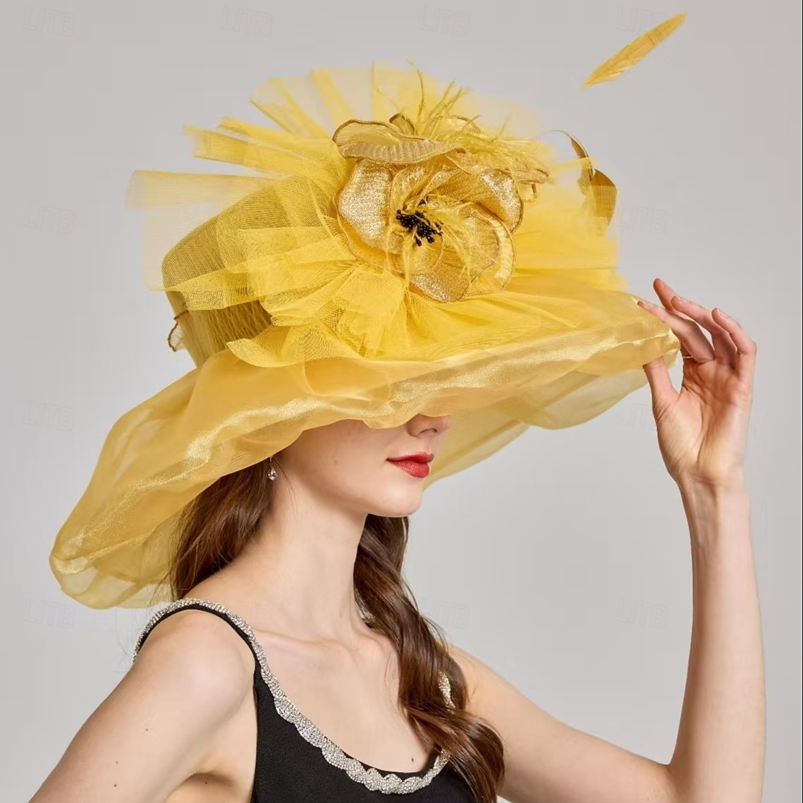 Derby Chapéus Chapéu de Igreja Chapéu Kentucky Derby Senhora Mulher nobre Fantasia Mulheres Derby Coquetel Plastrão Adulto Chapéu Verão Primavera de 2026 por $71.99 –P11