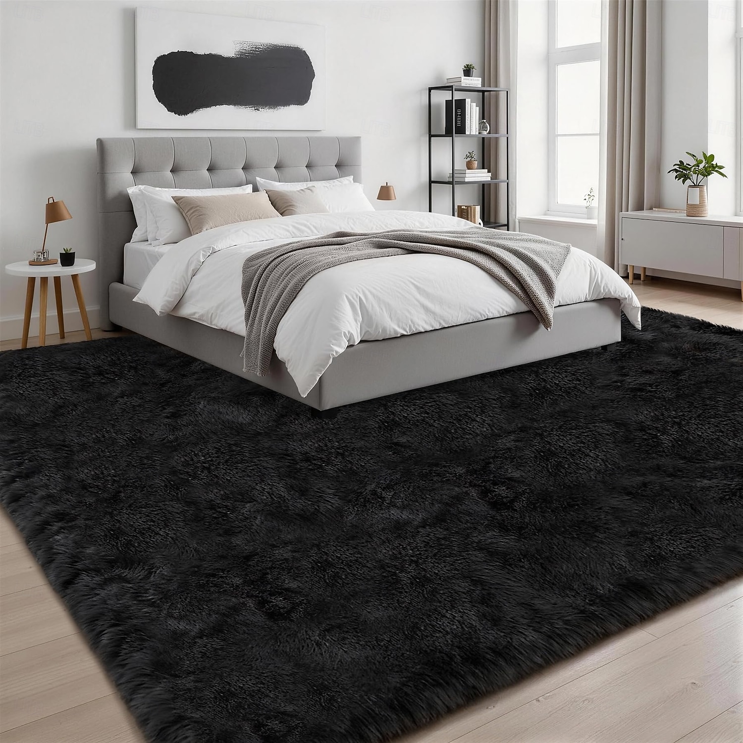 Alfombras para sala de estar y dormitorio: alfombra de pelo largo ultrasuave y mullida, antideslizante, que no suelta pelusa, alfombra grande y mullida para interiores, ideal para habitaciones 2026 - $49.99 –P3
