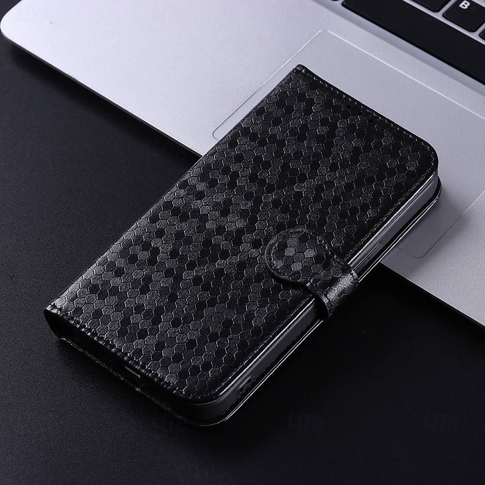 telefon Etui Til Samsung Galaxy S26 S26 Pluss S26 Ultra Lommebok-kortveske Magnetisk Helkroppsbeskyttende med nøkkelbånd Kontor / Bedrift Geometrisk mønster TPU 2026 - $16.99 –P12
