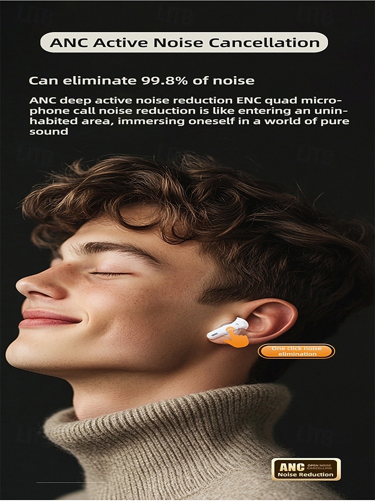 Lenovo LE253 Headphones TWS Wireless Bluetooth 6.0 ANC Noise Reduction HiFi Sound Earphones Game Sports Headset With Mic Earbuds 2026 - $27.99 –P4