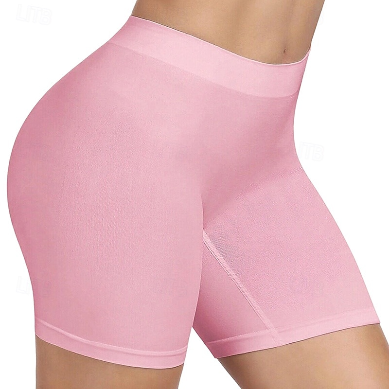 Mulheres Cintas Treinador de cintura Moda Sensual Casual Cor imaculada Patchwork Calção Diário Casa Férias Preto Branco Rosa Marron Cáqui Verão Primavera Outono Normal de 2026 por $9.49 –P5