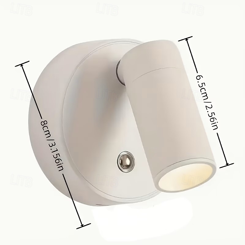 Trådløs LED-spotlight med berøringssensor, LED-vegglampe med USB-ladbar funksjon for belysning på soverommet i korridoren og galleriet. 2026 - $16.49 –P9