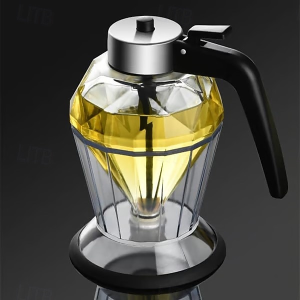 8oz Glass Diamond-Shaped Drip-Free Condiment Dispenser with Built-In Spout - Transparent Kitchen & Restaurant Oil Bottle for Olive Oil, Vinegar, Soy Sauce - Elegant Sturdy Container, Versatile 2026 - $24.99 –P1