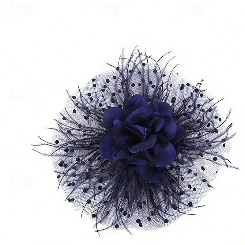 Γοητευτικά Φτερό Γάμου Γενέθλια Βίντατζ χαριτωμένο στυλ Ρετρό Με Φτερό Ακουστικό Καπέλα 2026 - $17.49 –P2