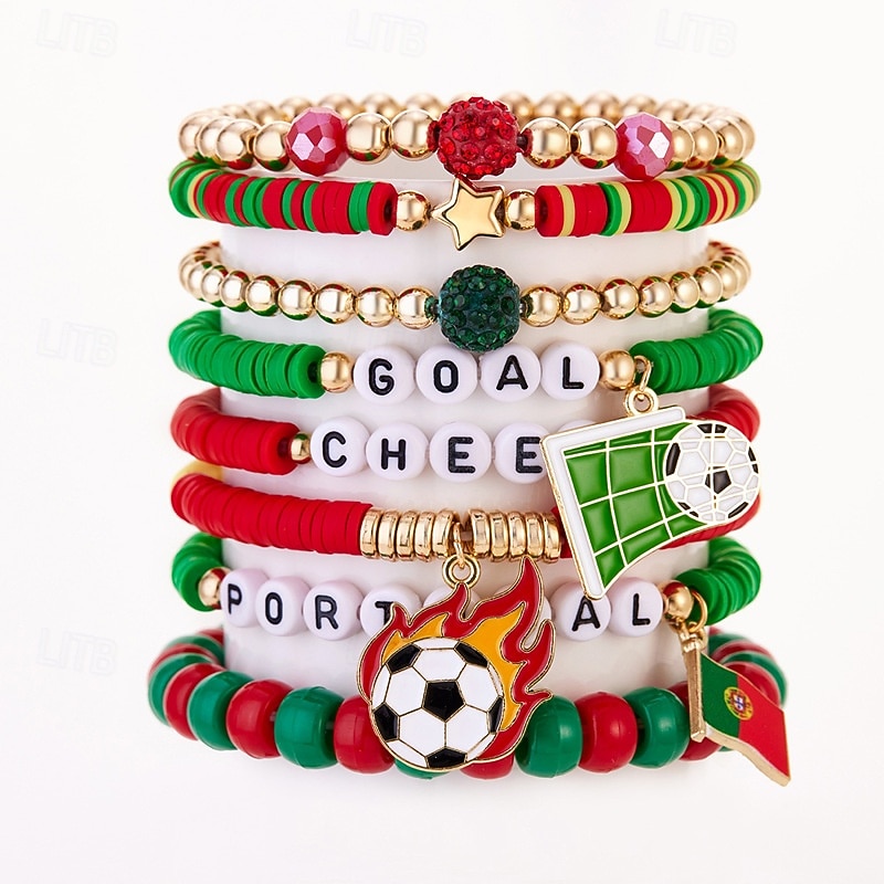 Världsfotbollsmatch 2026 armband Fotbollsmamma Fläkt Cosplay Vuxna Dam Maskerad Fest Fotbollsmatch Fotbollsevenemang Klä ut 2026 - $15.99 –P18