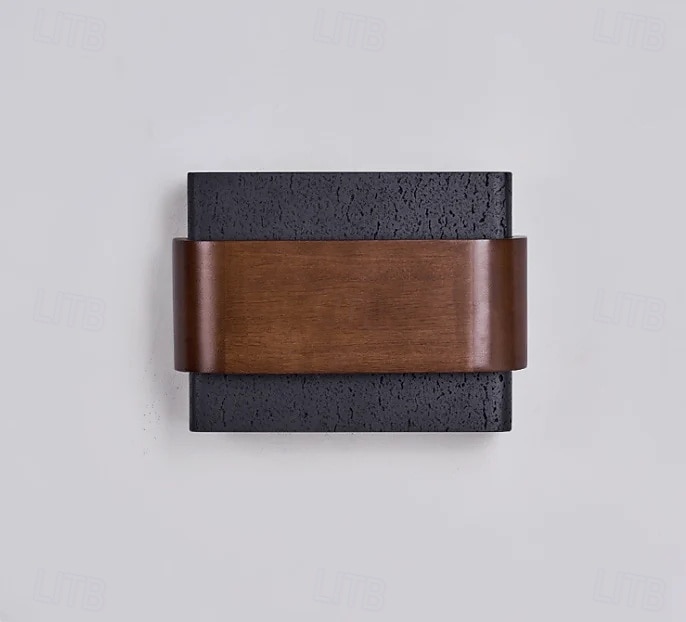 Applique murale lumineuse à double éclairage, style wabi-sabi médiéval – idéale pour une chambre, un salon ou un couloir. 110-240 V de 2026 ? $174.99 –P16