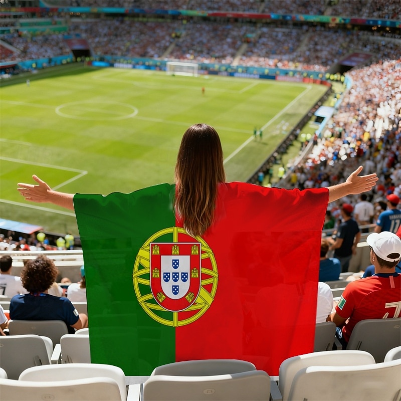 Partita mondiale di calcio 2026 Mantello Costume Bandiera Ventilatori Adulti Unisex Feste Partita di calcio Evento di calcio Vestirsi del 2026 a $17.49 –P26