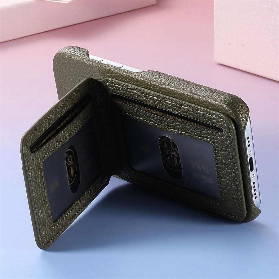 telefono Custodia Per Samsung Galaxy S26 S26 Plus S26 Ultra Copertura Posteriore con Supporto Cavalletto Slot per Carte Retrò TPU Pelle PU del 2026 a $17.99 –P7