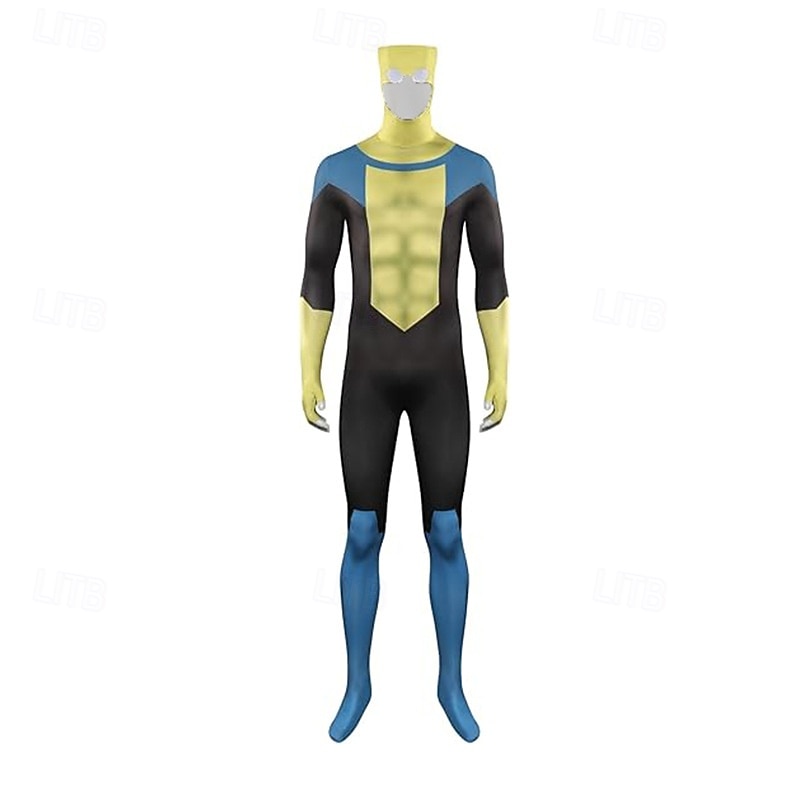 Kaland Legyőzhetetlen fiú Szuperhős Zentai öltöny Felszerelések Body Videojáték Szerepjáték Movie TV téma jelmezek for Férfi Felnőttek Álarcos mulatság Halloween Teljesítmény Comic Con 2026 - $34.99 –P1