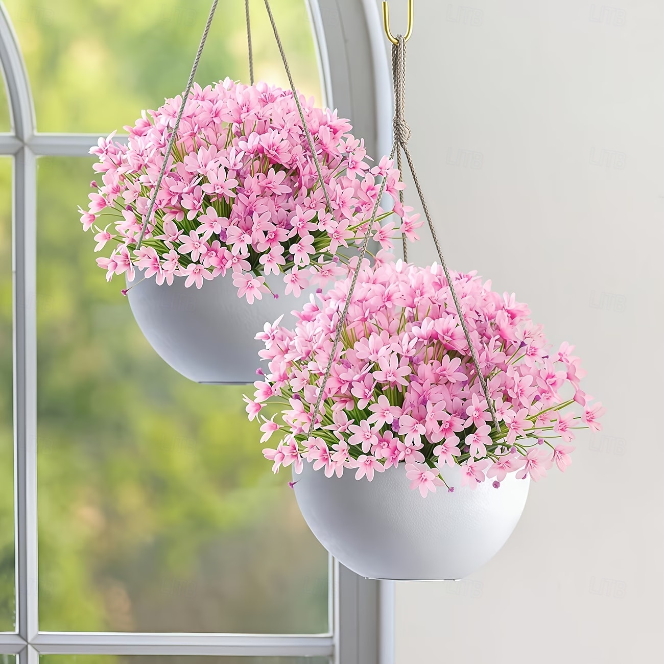 6 bunter utendørs kunstige påskeliljeblomster/heldig påskelilje imiterte plastbusker falske planter til dekorasjon/hager, vinduskarmer, verandaer, gårdsplasser, borddekorasjoner 2026 - $15.99 –P5