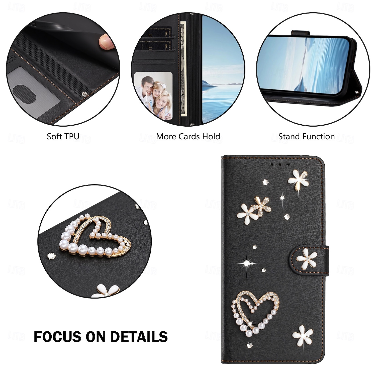 Phone Case For Samsung Galaxy S26 S26 Plus S26 Ultra for Women Girl with Stand Holder Card Slot Flower Floral TPU PU Leather 2026 - $17.99 –P5