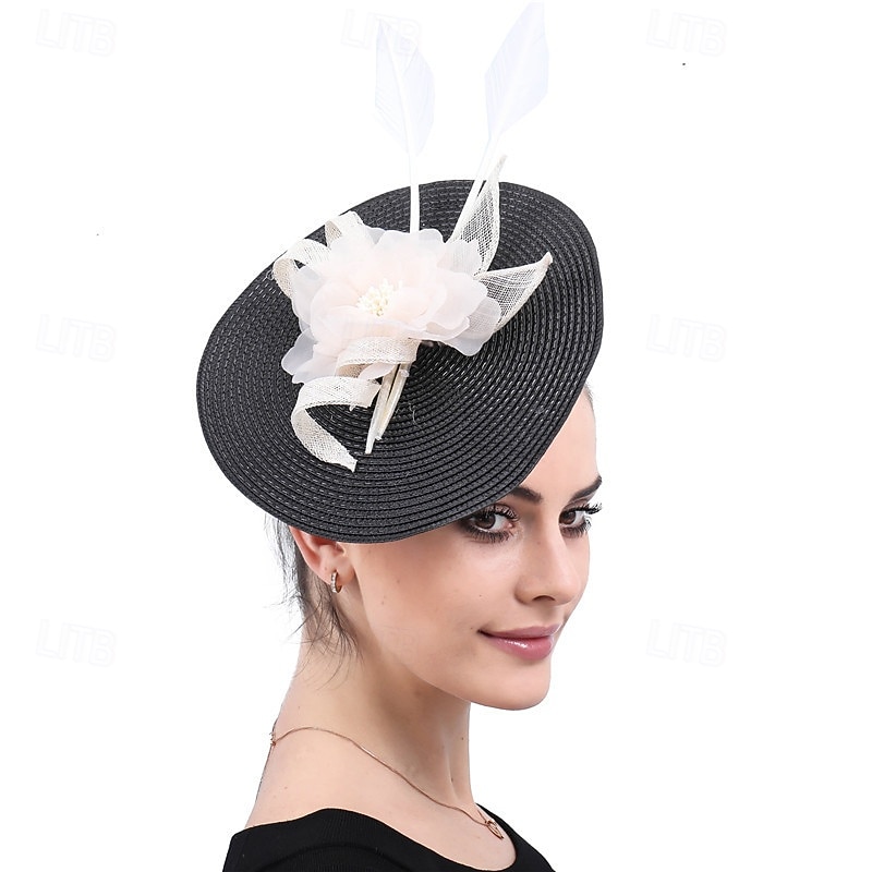 Fascinators Polyester Wedding Birthday Elegant Vintage Cute With Floral Headpiece Headwear 2026 - $34.99 –P4
