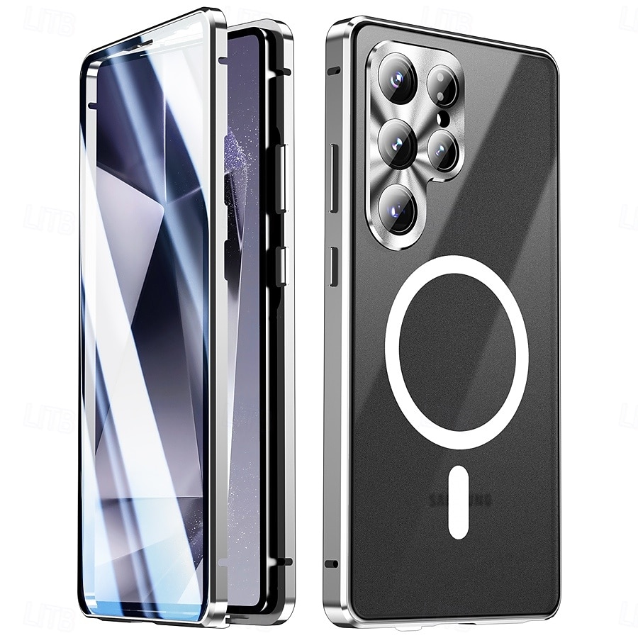 telefon Kılıf Na Samsung Galaxy S26 S26 Plus S26 Ultra Obudowa z adsorpcją magnetyczną Krystalicznie czyste Smukła obudowa Odpianane i ochraniacz ekranu Lustro Stop aluminium 2026 - $31.99 –P3