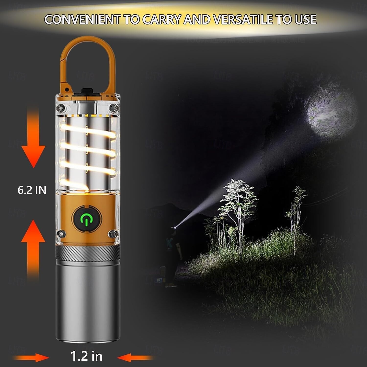 Rechargeable High-Lumens Flashlights, Bright Multi-Mode Rechargeable Tactical Flashlight & Camping Lamp, 5 Modes, USB Charge, Portable for Outdoor/Emergency/Home Use 2026 - $25.99 –P4