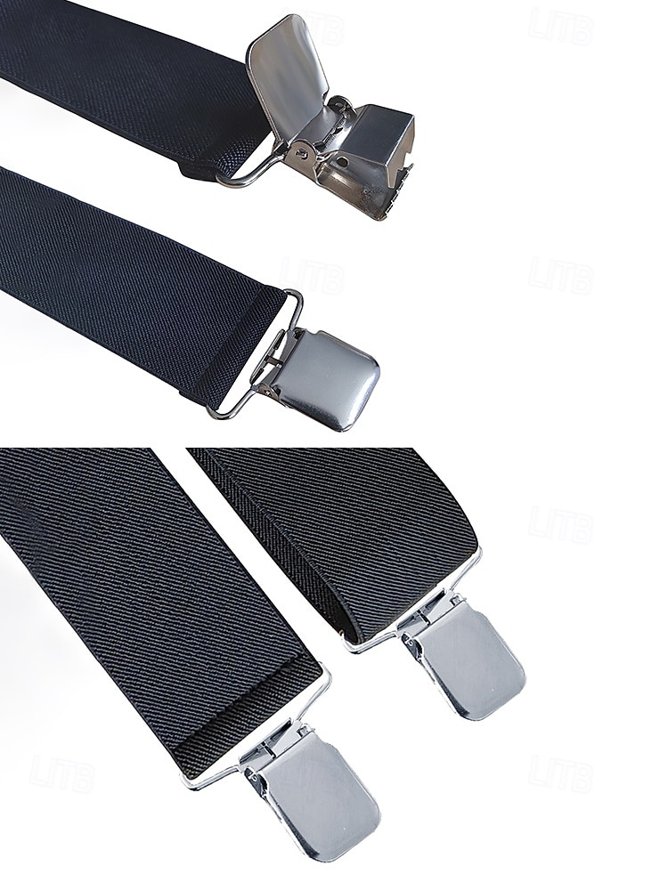 Elastiske justerbare seler i polyester for menn i flere farger for bryllupsfester, kontorpendling, forretningsantrekk og formell bruk 2026 - $14.99 –P7