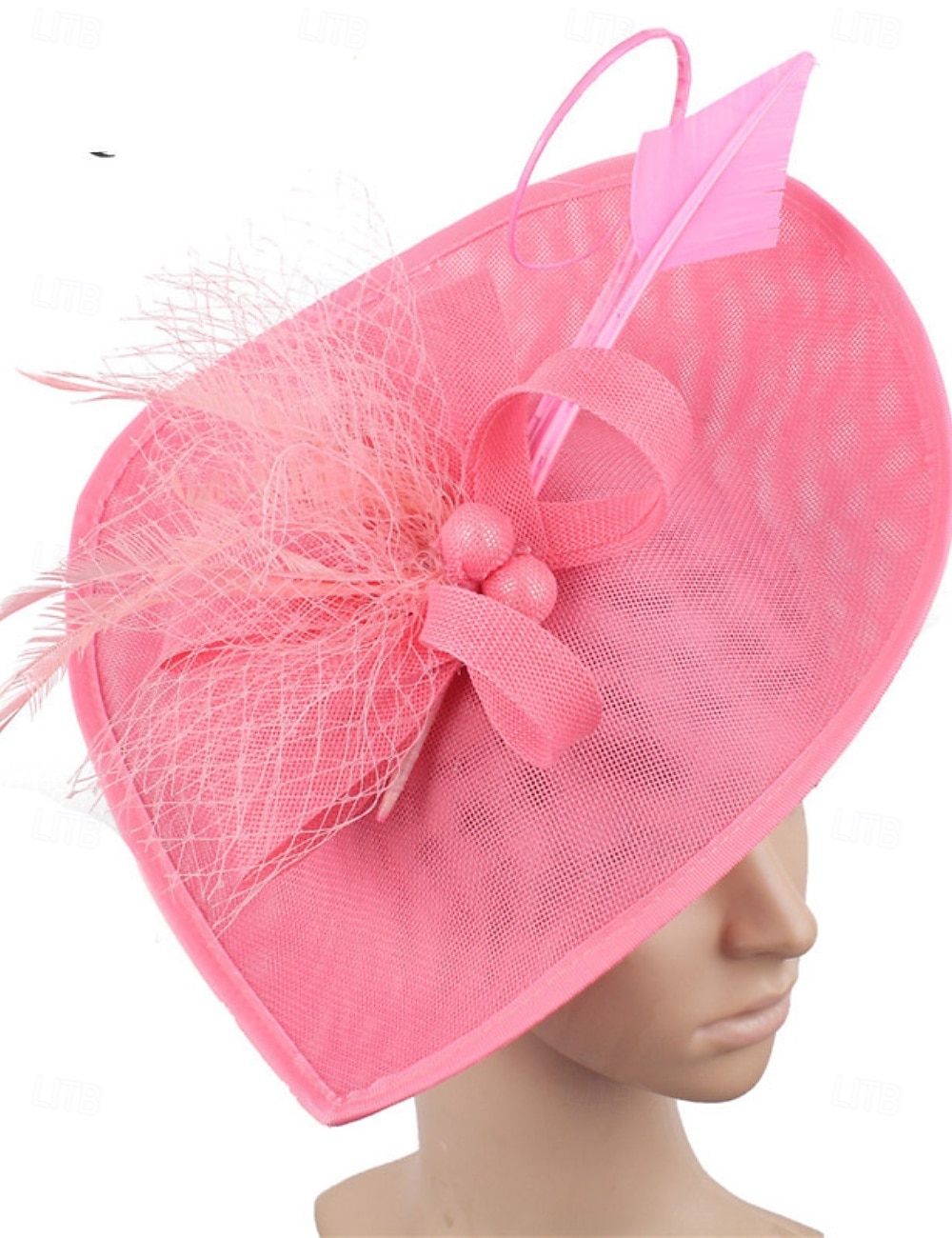 Fascinators Polyester Wedding Birthday Vintage Cute Retro With Feather Headpiece Headwear 2026 - $28.99 –P12