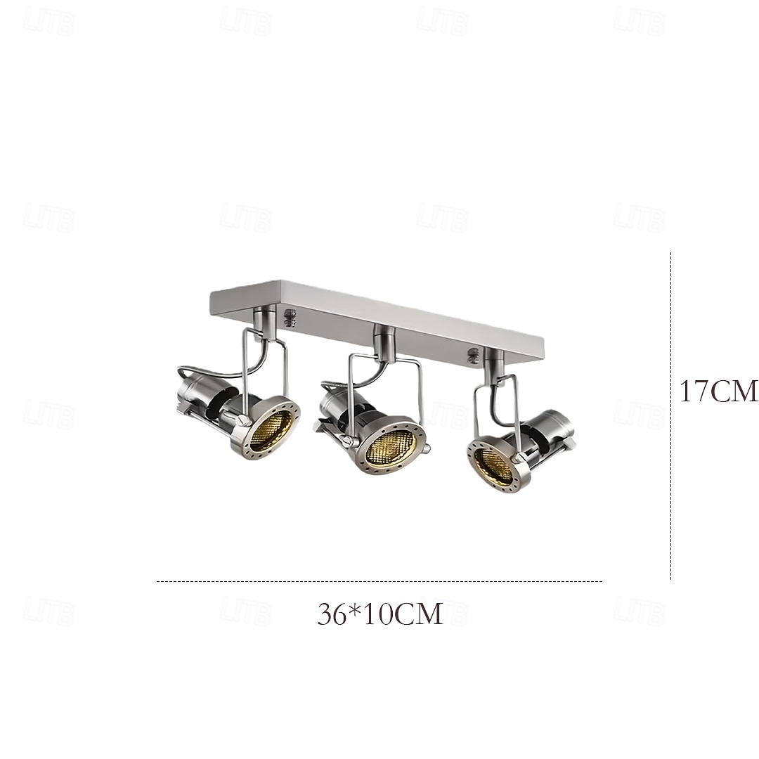 10 cm Regulável Luzes de Tecto Metal Estilo Artístico Galvanizar Artistíco 110-120V 220-240V de 2026 por $80.99 –P2