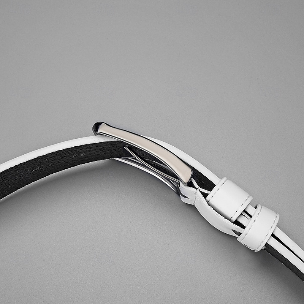 Herr Bälte Justerbara Läder Legering Streetwear Nutida Fritid Färgblock Blå Svart Dagligen Företag Formell Midjebälte 2026 - $5.49 –P13