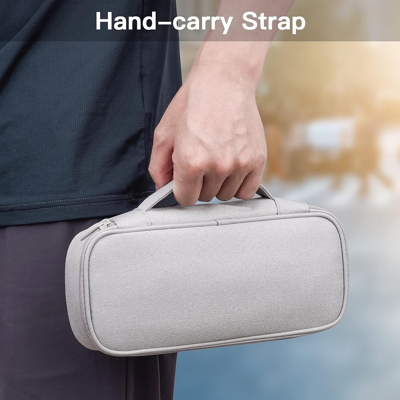 Travel Storage Bag with Cable Management, Zippered Light Gray Tech Organizer for Chargers, Power Banks, Hard Drives, Data Cables – Portable Carry-On Travel Case 2026 - $23.99 –P2