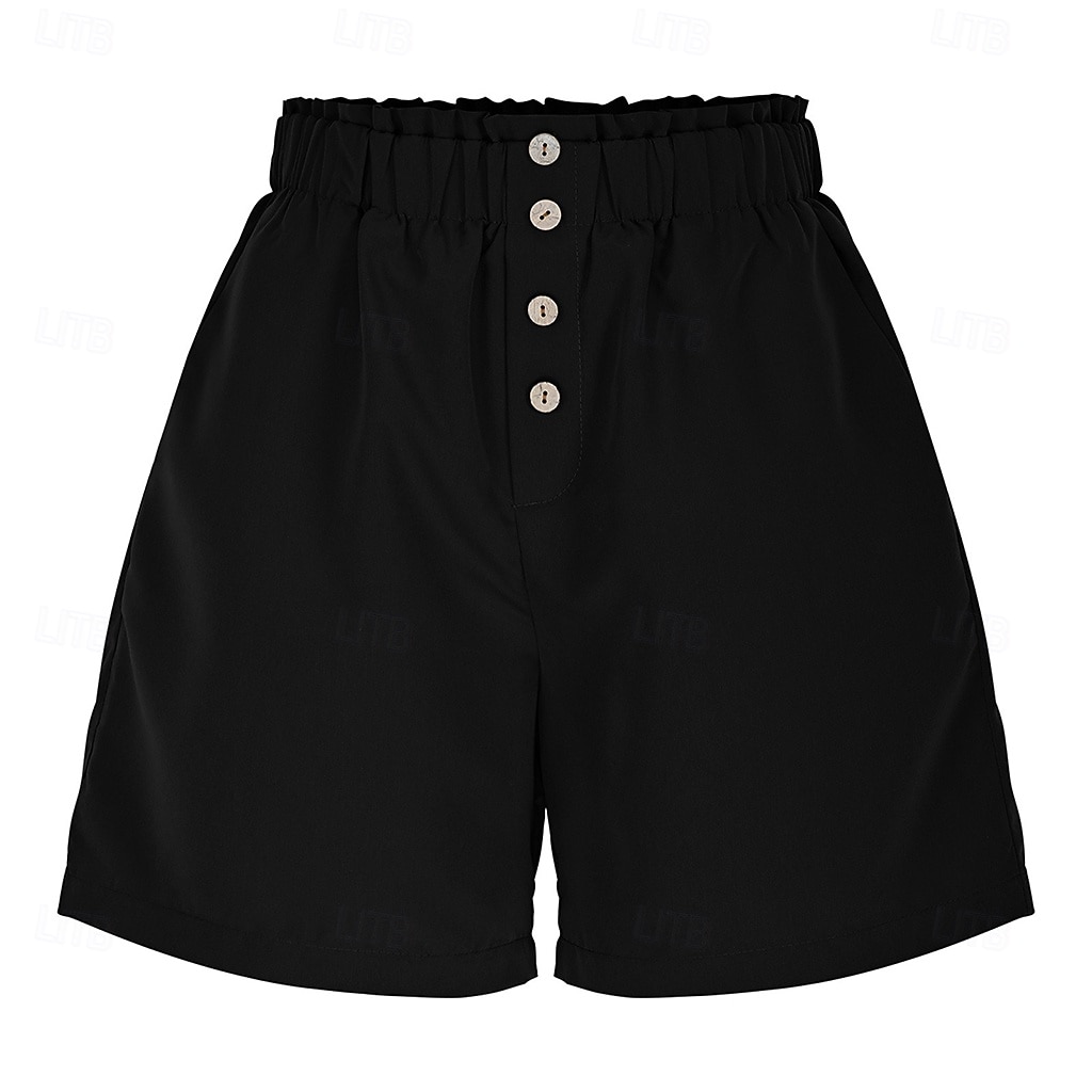 Per donna Shorts Pantaloncini Estivi Shorts da Spiaggia Pantaloncini casual Vacanza Moda Casual Quotidiano Corto Vita Alta Tinta unica Semplice Tasca Elastico in vita Asciugatura Rapida Morbido del 2026 a $20.99 –P4