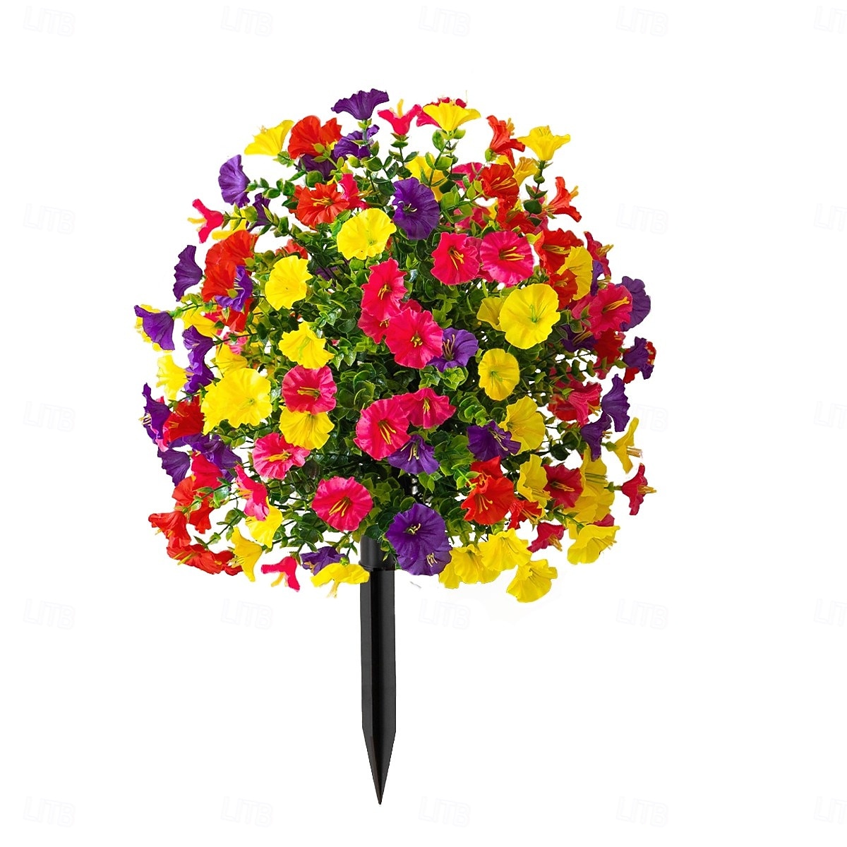 20-дюймовый колышек для искусственных цветов, декоративный садовый колышек для ипомеи, разноцветный, для двора. &газон, прочный пластик, не выцветающий, всесезонное украшение 2026 - $25.99 –P1