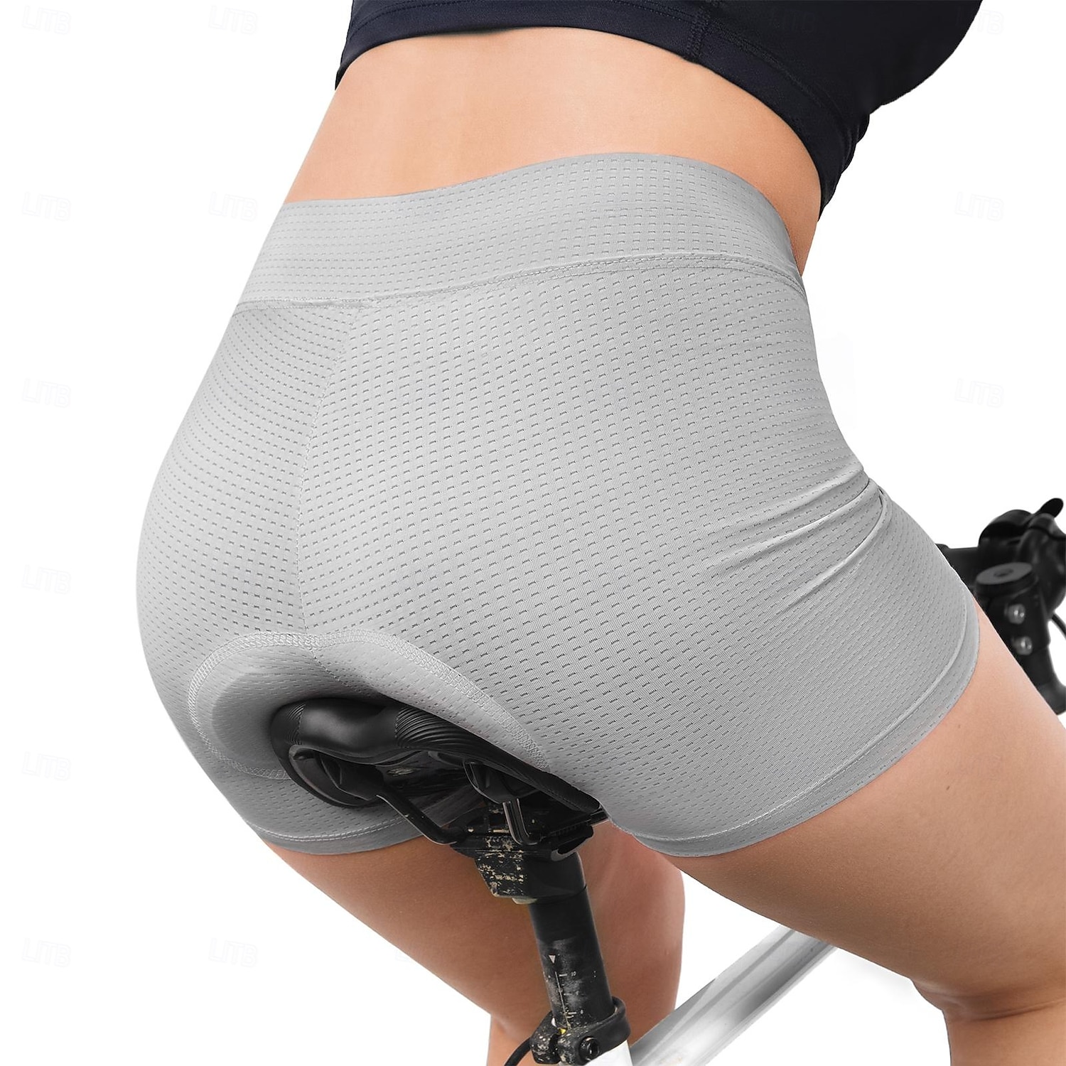 Арсуксо Жен. Сплошной цвет Велотрусы Велобрюки Шорты для горного велосипеда Велоспорт Шорты Шорты с защитой Плотное облегание Виды спорта 2026 - $26.99 –P20