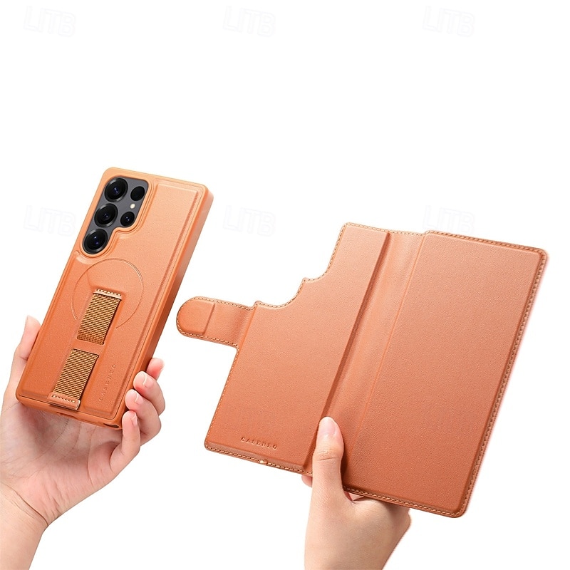 Phone Case For Samsung Galaxy S26 Ultra Plus S25 Ultra Plus S25 Edge S24 Plus Wallet Case with Stand Holder Full Body Protective Shockproof TPU PU Leather 2026 - $23.99 –P14