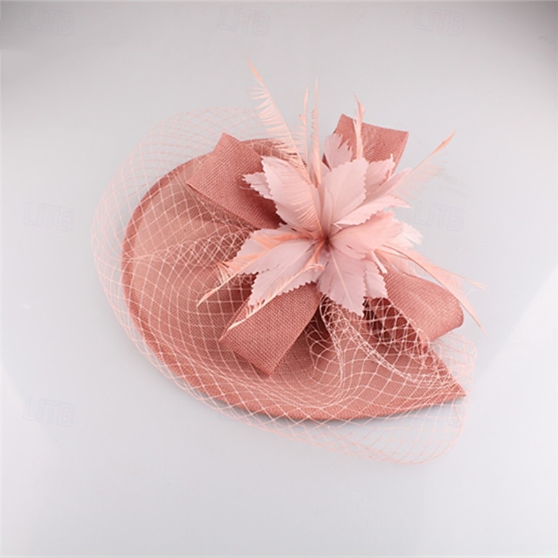 Fascinators Net Wedding Birthday Elegant Vintage Cute With Feather Tulle Headpiece Headwear 2026 - $22.99 –P5