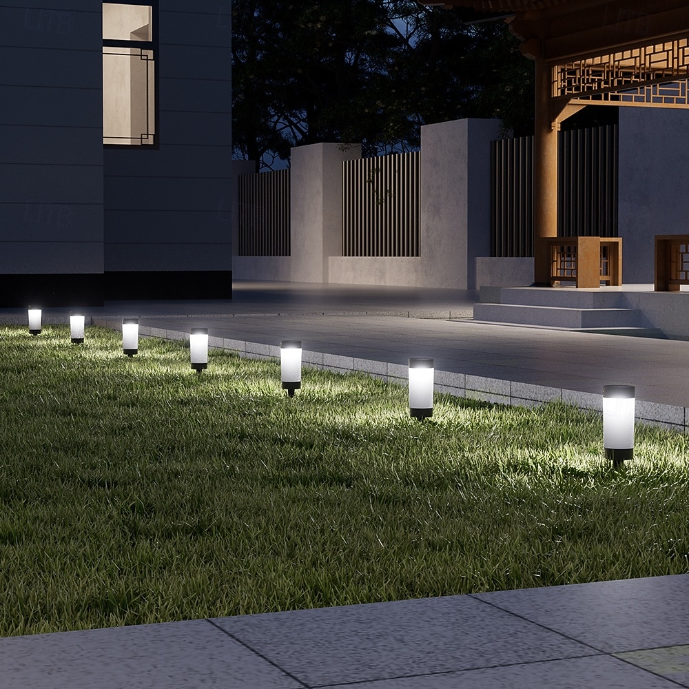 4 τεμάχια ηλιακά φώτα εξωτερικού χώρου για γκαζόν, αδιάβροχα φώτα για βίλα, μονοπάτια κήπου, διακοσμητικά φώτα, αυλή, λιβάδι, έδαφος, ένθετα φώτα 2026 - $46.99 –P13