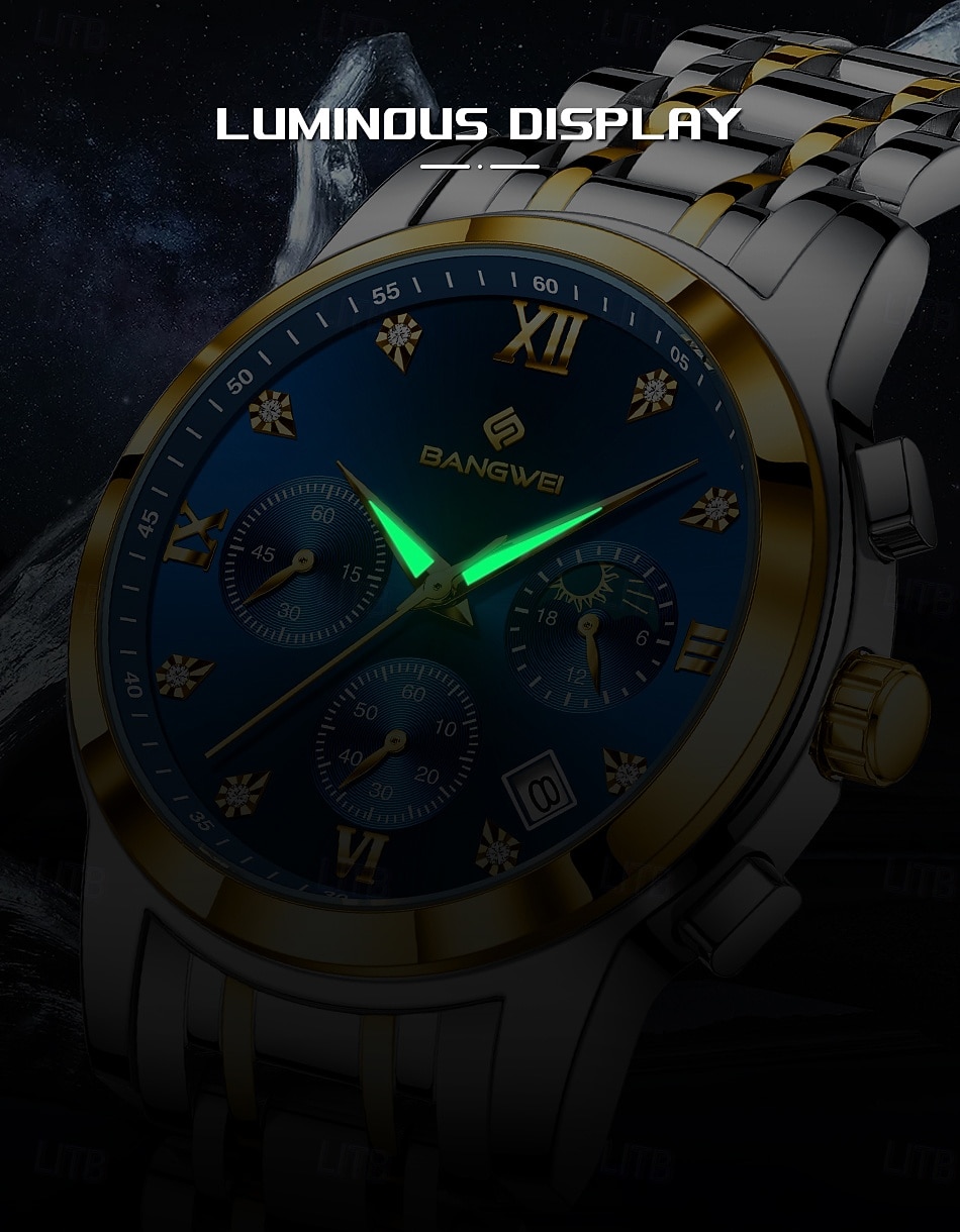 LIGE Men Quartz Watch Minimalist Luminous Stainless Steel Watch 2026 - $29.99 –P10
