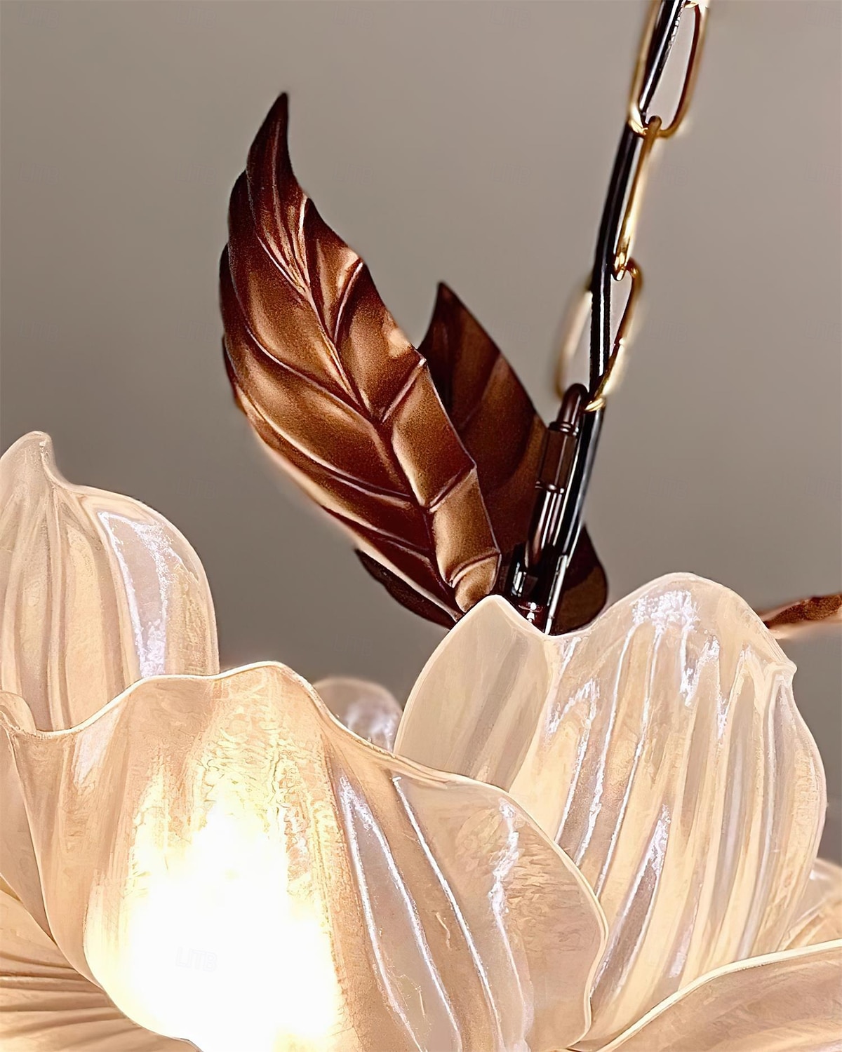 Pendant lamp Bloom Metal Acrylic Flower Chandelier Light Fixture Large Round Chandelier Hanging Ceiling Lamp 2026 - $349.99 –P8